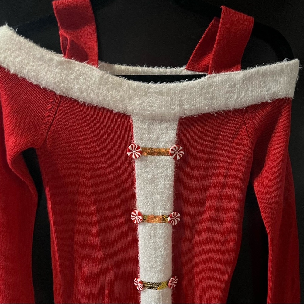 Ugly Sweater Season but this one is cute. NWOT Christmas sweater size small